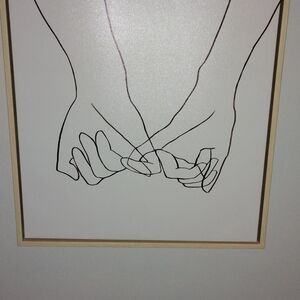 Threshold Black and White Hand Line Drawing